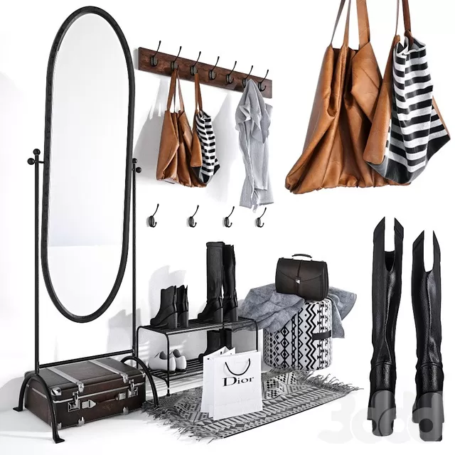 DECORATION – CLOTHES – 3D MODELS – FREE DOWNLOAD – 3233