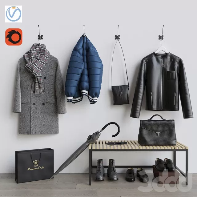 DECORATION – CLOTHES – 3D MODELS – FREE DOWNLOAD – 3262