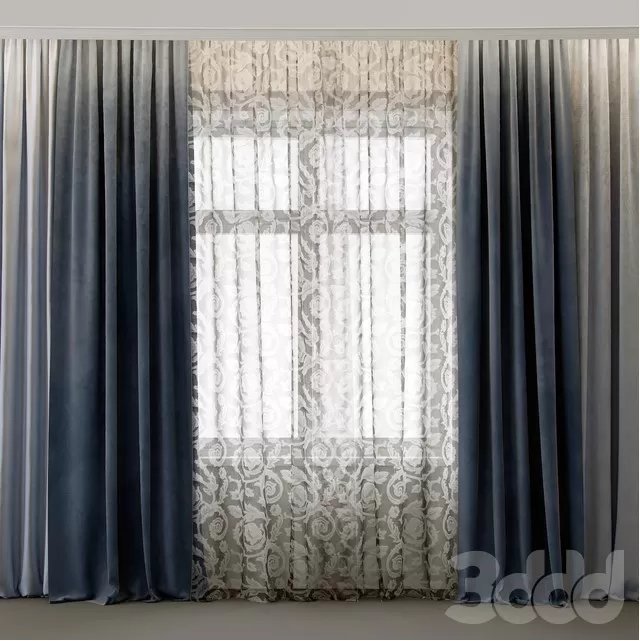 DECORATION – CURTAIN – 3D MODELS – FREE DOWNLOAD – 3312