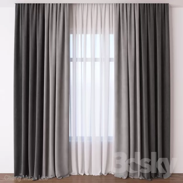 DECORATION – CURTAIN – 3D MODELS – FREE DOWNLOAD – 3313