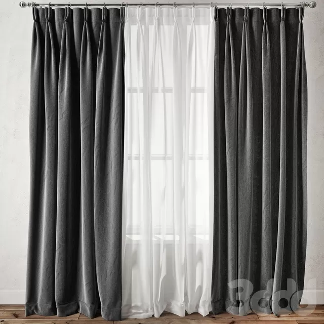 DECORATION – CURTAIN – 3D MODELS – FREE DOWNLOAD – 3315