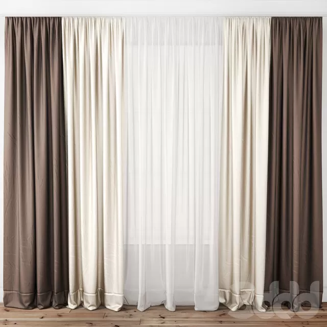 DECORATION – CURTAIN – 3D MODELS – FREE DOWNLOAD – 3316