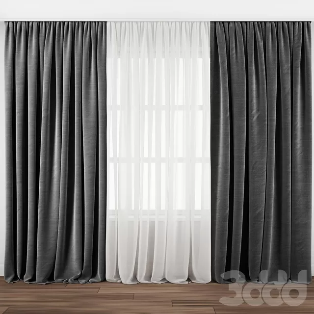 DECORATION – CURTAIN – 3D MODELS – FREE DOWNLOAD – 3317