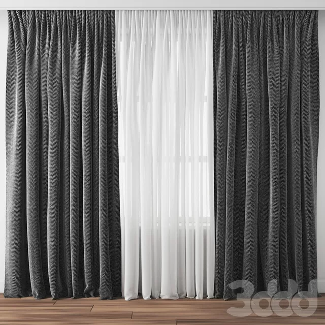 DECORATION – CURTAIN – 3D MODELS – FREE DOWNLOAD – 3322