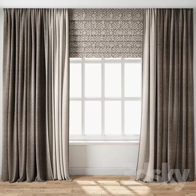 DECORATION – CURTAIN – 3D MODELS – FREE DOWNLOAD – 3329