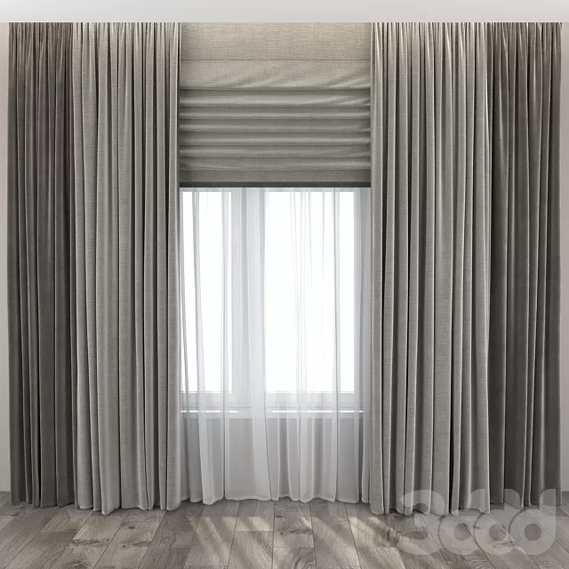 DECORATION – CURTAIN – 3D MODELS – FREE DOWNLOAD – 3336