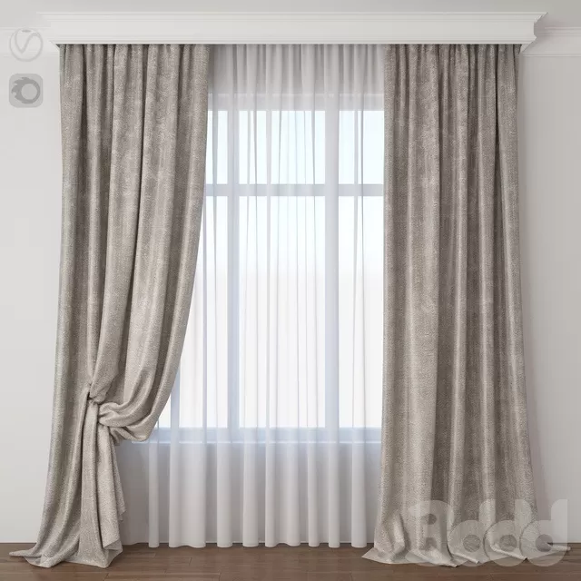 DECORATION – CURTAIN – 3D MODELS – FREE DOWNLOAD – 3337