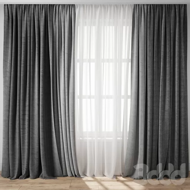 DECORATION – CURTAIN – 3D MODELS – FREE DOWNLOAD – 3340