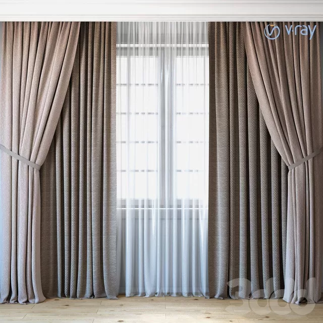 DECORATION – CURTAIN – 3D MODELS – FREE DOWNLOAD – 3346