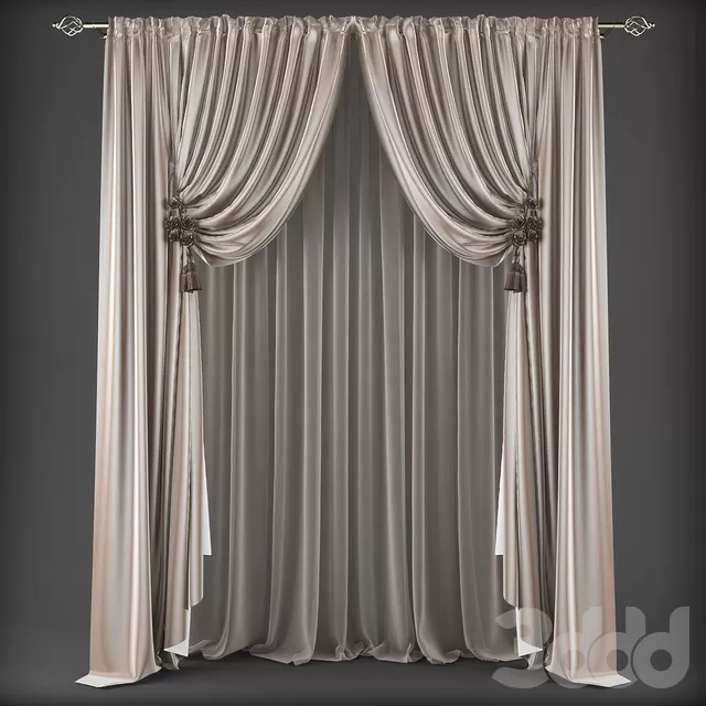 DECORATION – CURTAIN – 3D MODELS – FREE DOWNLOAD – 3347