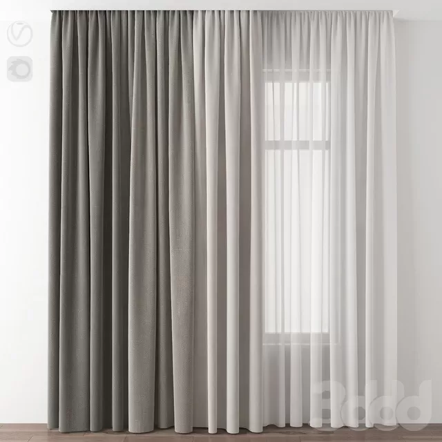 DECORATION – CURTAIN – 3D MODELS – FREE DOWNLOAD – 3349