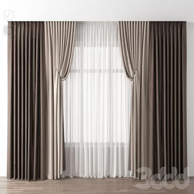 DECORATION – CURTAIN – 3D MODELS – FREE DOWNLOAD – 3350