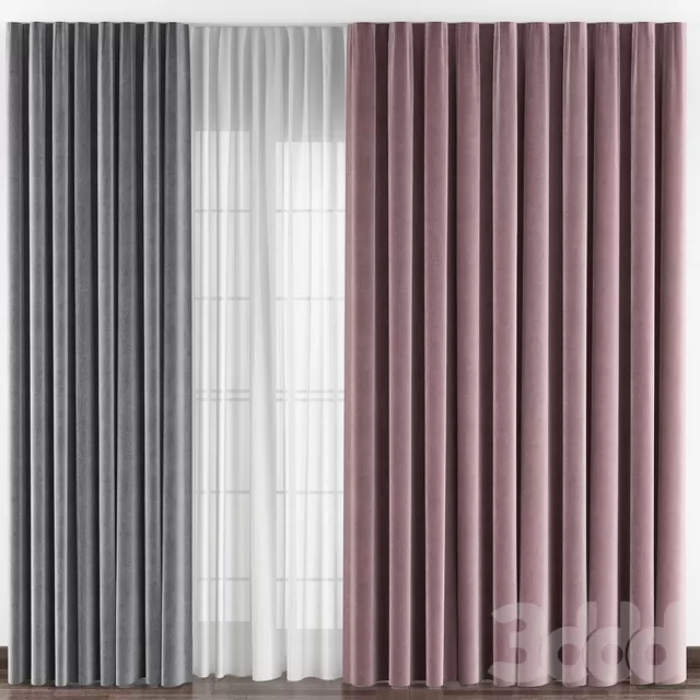 DECORATION – CURTAIN – 3D MODELS – FREE DOWNLOAD – 3352