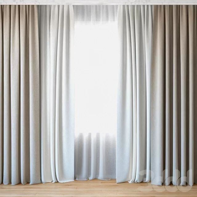 DECORATION – CURTAIN – 3D MODELS – FREE DOWNLOAD – 3362
