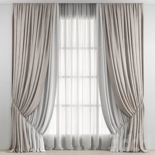 DECORATION – CURTAIN – 3D MODELS – FREE DOWNLOAD – 3368