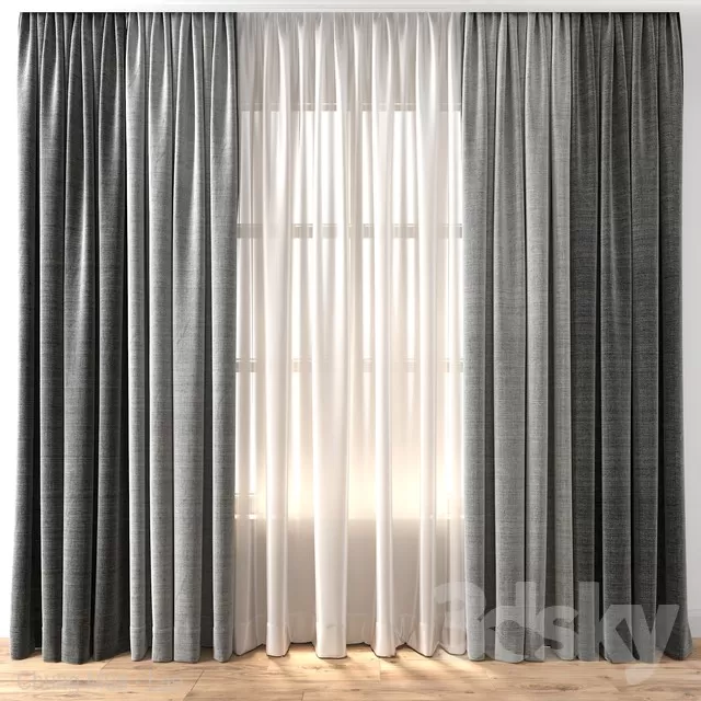 DECORATION – CURTAIN – 3D MODELS – FREE DOWNLOAD – 3370