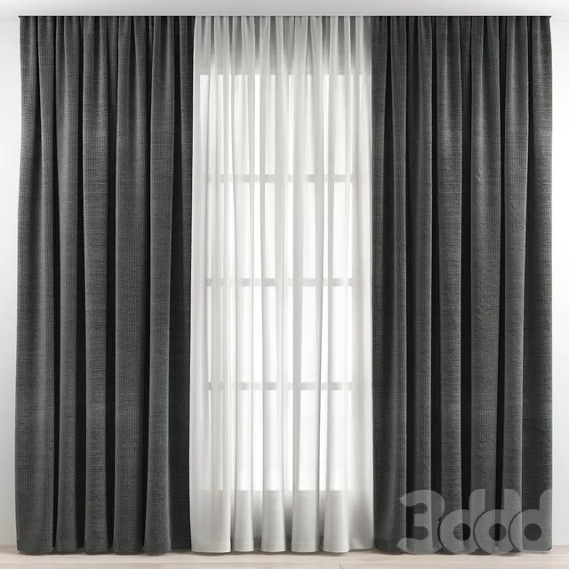 DECORATION – CURTAIN – 3D MODELS – FREE DOWNLOAD – 3371
