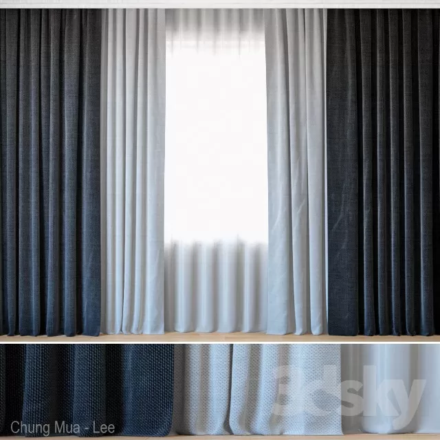 DECORATION – CURTAIN – 3D MODELS – FREE DOWNLOAD – 3372