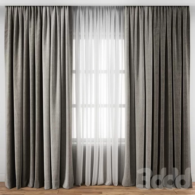 DECORATION – CURTAIN – 3D MODELS – FREE DOWNLOAD – 3373