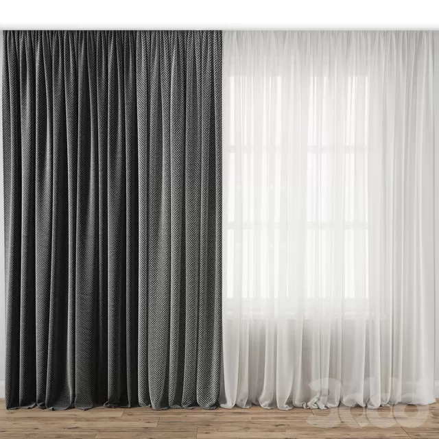 DECORATION – CURTAIN – 3D MODELS – FREE DOWNLOAD – 3378