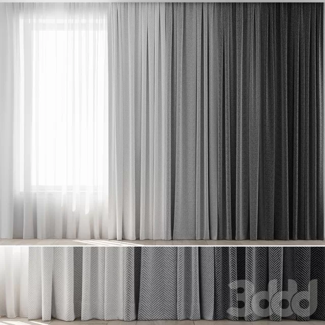 DECORATION – CURTAIN – 3D MODELS – FREE DOWNLOAD – 3381