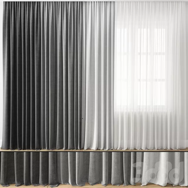 DECORATION – CURTAIN – 3D MODELS – FREE DOWNLOAD – 3382