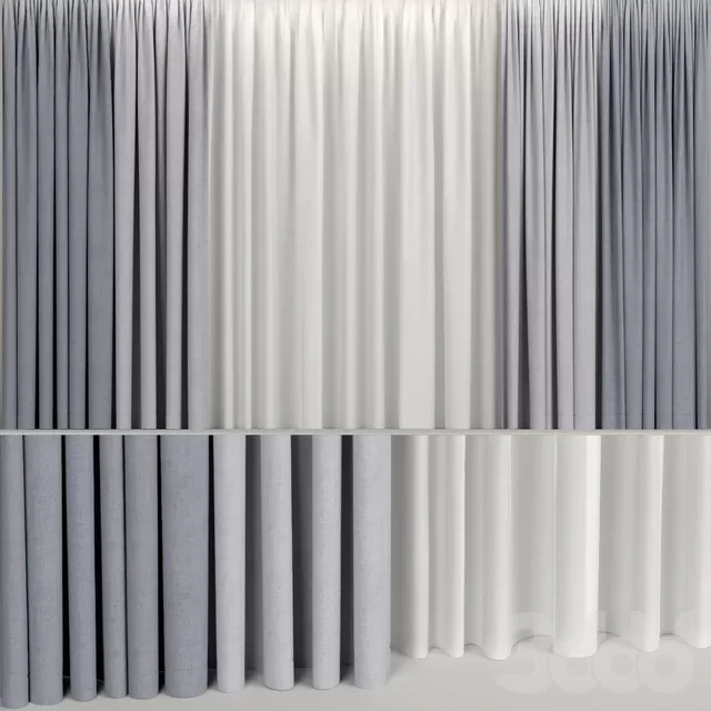 DECORATION – CURTAIN – 3D MODELS – FREE DOWNLOAD – 3383