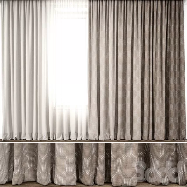 DECORATION – CURTAIN – 3D MODELS – FREE DOWNLOAD – 3386