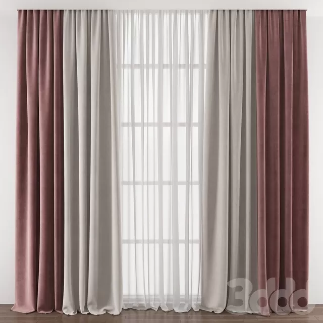 DECORATION – CURTAIN – 3D MODELS – FREE DOWNLOAD – 3395