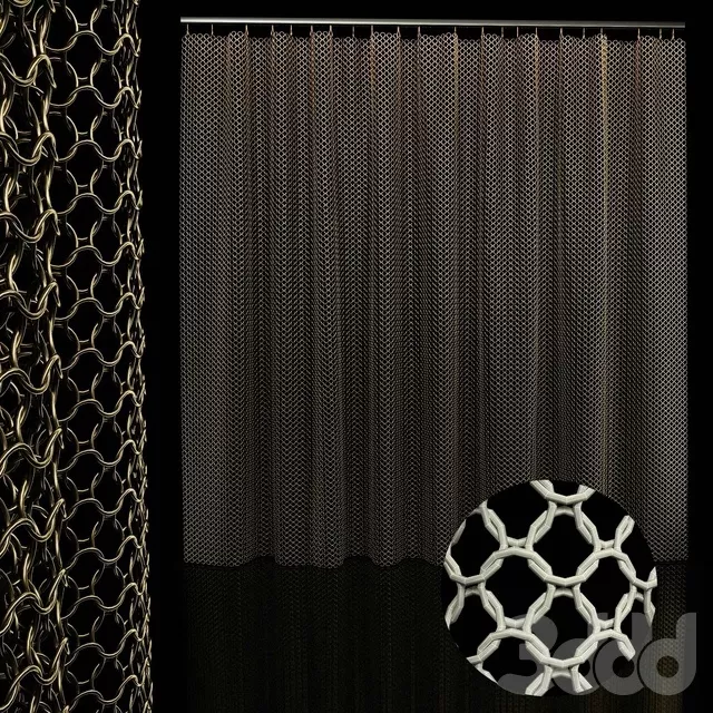 DECORATION – CURTAIN – 3D MODELS – FREE DOWNLOAD – 3404