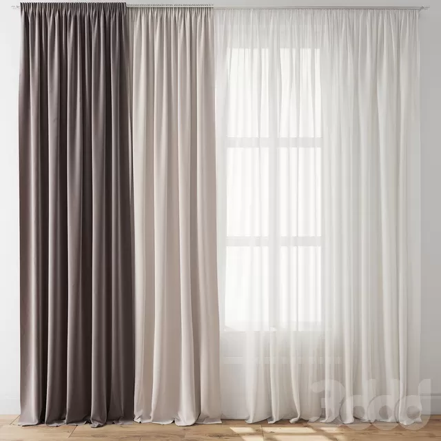 DECORATION – CURTAIN – 3D MODELS – FREE DOWNLOAD – 3406