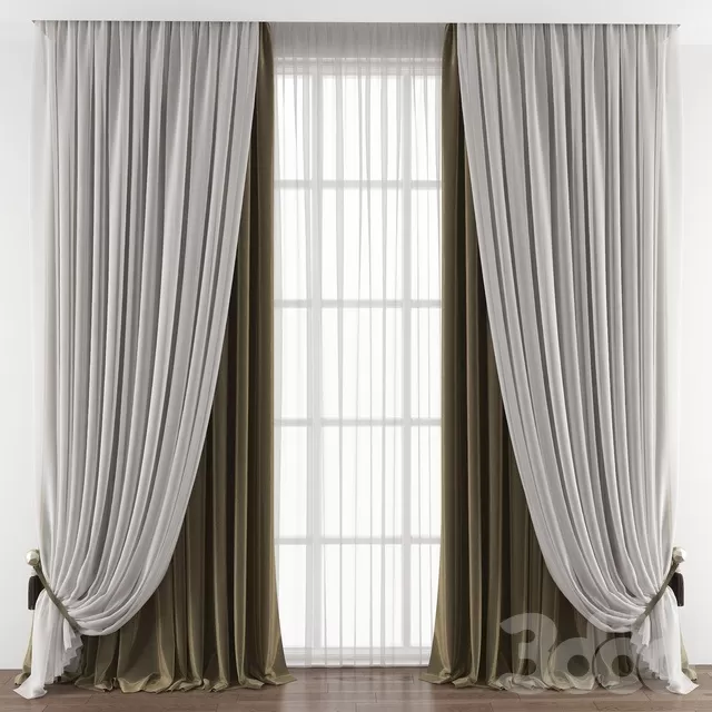 DECORATION – CURTAIN – 3D MODELS – FREE DOWNLOAD – 3412