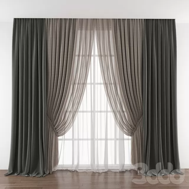 DECORATION – CURTAIN – 3D MODELS – FREE DOWNLOAD – 3413