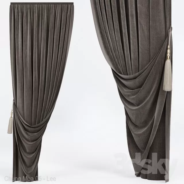 DECORATION – CURTAIN – 3D MODELS – FREE DOWNLOAD – 3416