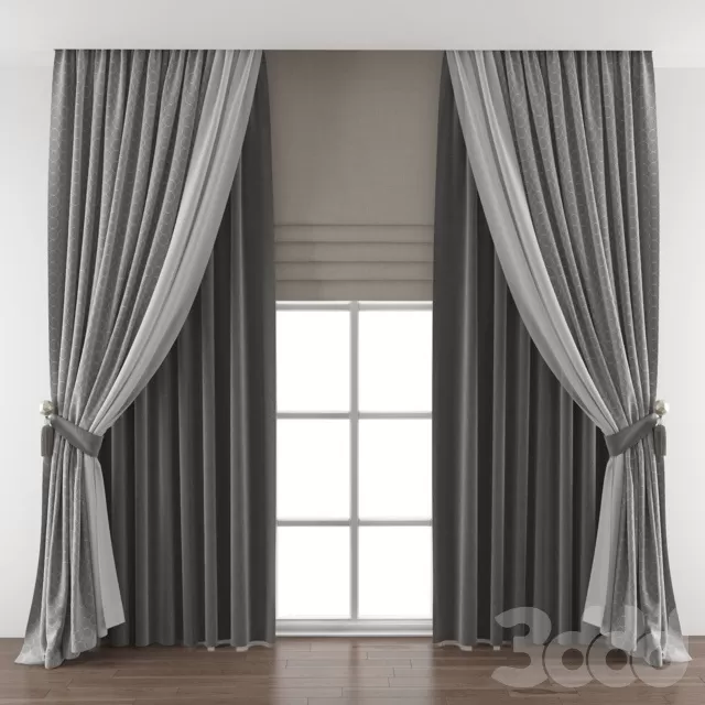DECORATION – CURTAIN – 3D MODELS – FREE DOWNLOAD – 3417