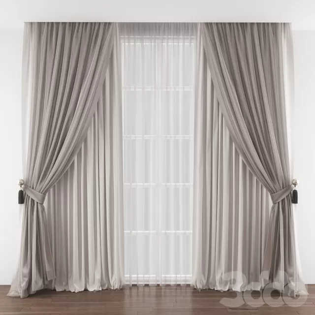 DECORATION – CURTAIN – 3D MODELS – FREE DOWNLOAD – 3418