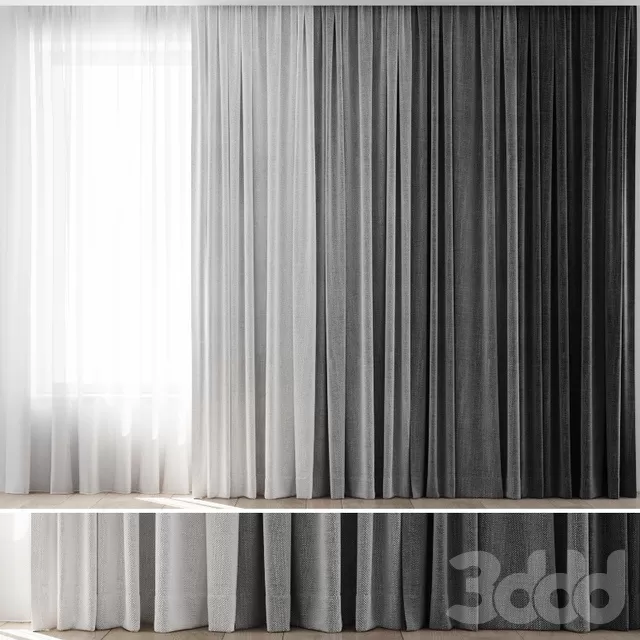 DECORATION – CURTAIN – 3D MODELS – FREE DOWNLOAD – 3422