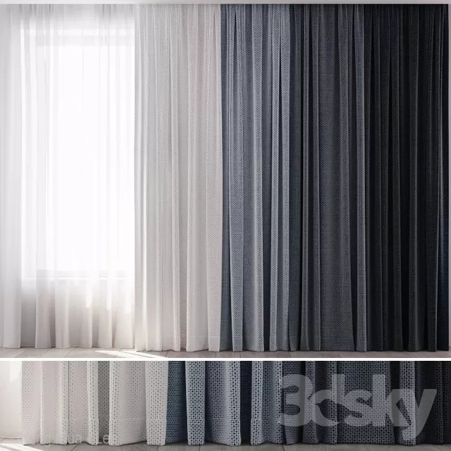 DECORATION – CURTAIN – 3D MODELS – FREE DOWNLOAD – 3424