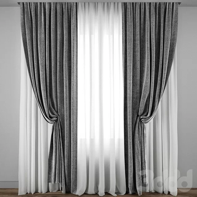 DECORATION – CURTAIN – 3D MODELS – FREE DOWNLOAD – 3432