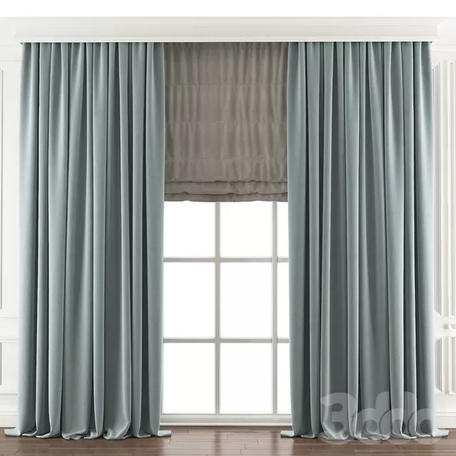 DECORATION – CURTAIN – 3D MODELS – FREE DOWNLOAD – 3433