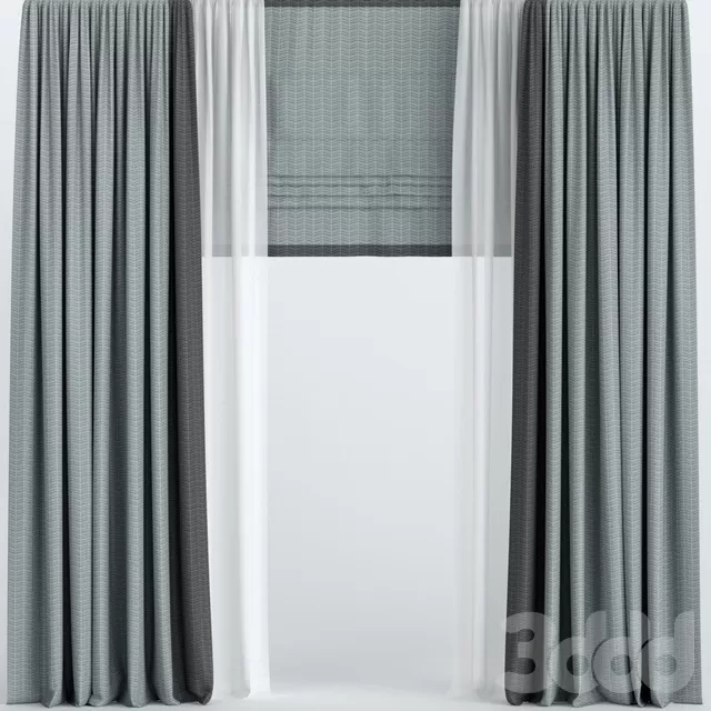 DECORATION – CURTAIN – 3D MODELS – FREE DOWNLOAD – 3435
