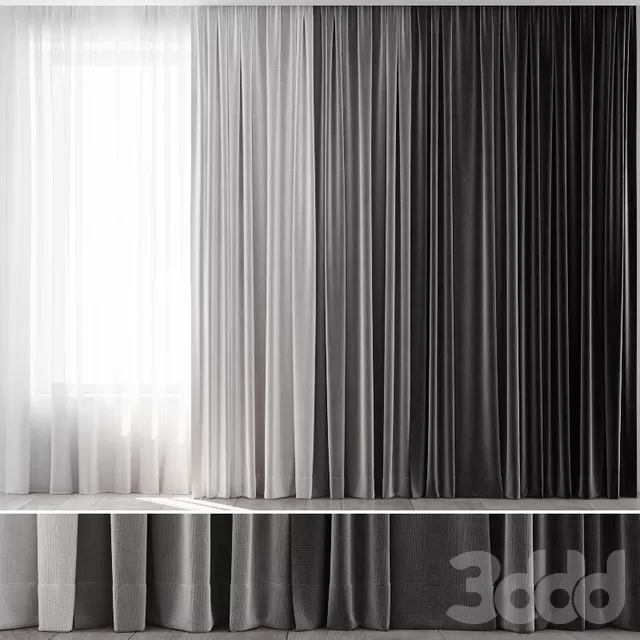 DECORATION – CURTAIN – 3D MODELS – FREE DOWNLOAD – 3436