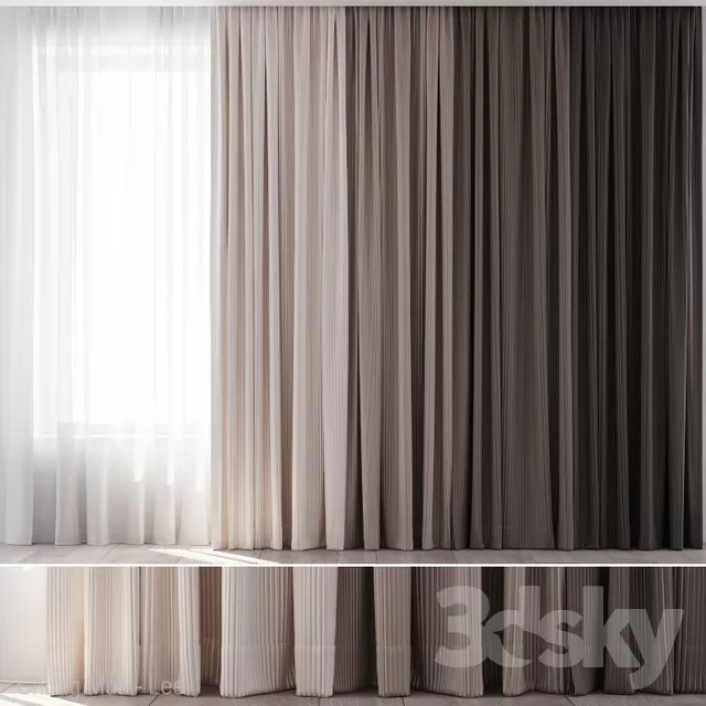 DECORATION – CURTAIN – 3D MODELS – FREE DOWNLOAD – 3438