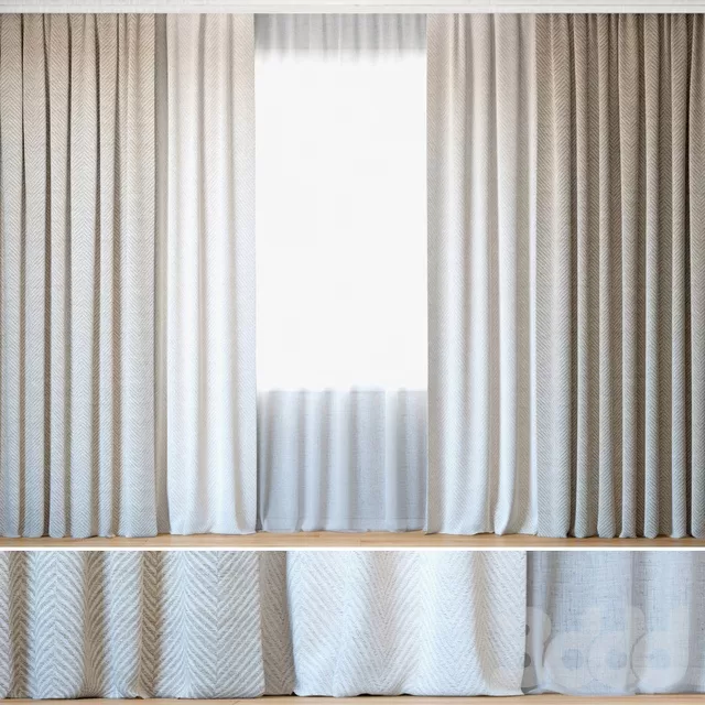 DECORATION – CURTAIN – 3D MODELS – FREE DOWNLOAD – 3444