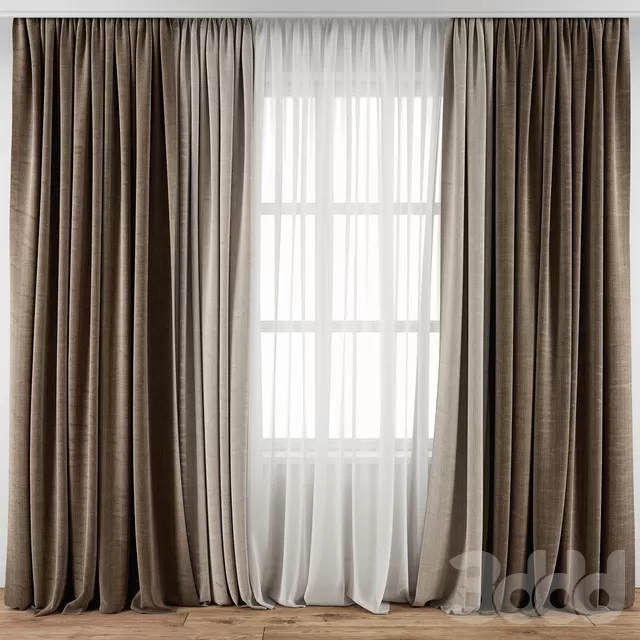 DECORATION – CURTAIN – 3D MODELS – FREE DOWNLOAD – 3449