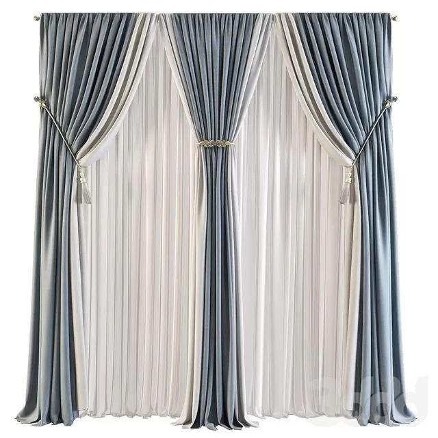 DECORATION – CURTAIN – 3D MODELS – FREE DOWNLOAD – 3451
