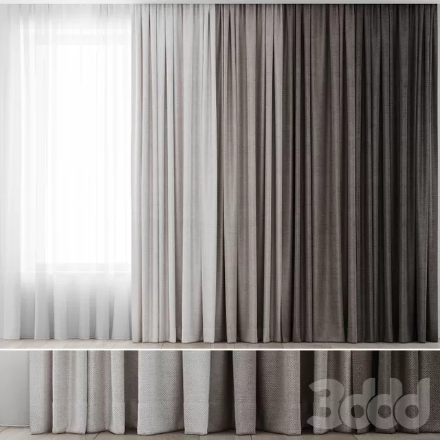 DECORATION – CURTAIN – 3D MODELS – FREE DOWNLOAD – 3462