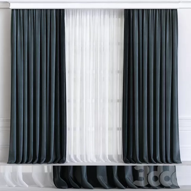 DECORATION – CURTAIN – 3D MODELS – FREE DOWNLOAD – 3468