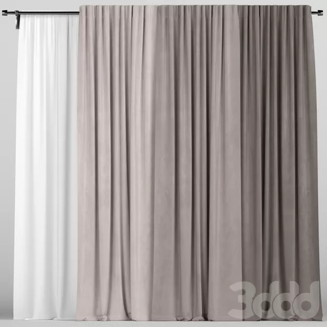 DECORATION – CURTAIN – 3D MODELS – FREE DOWNLOAD – 3470