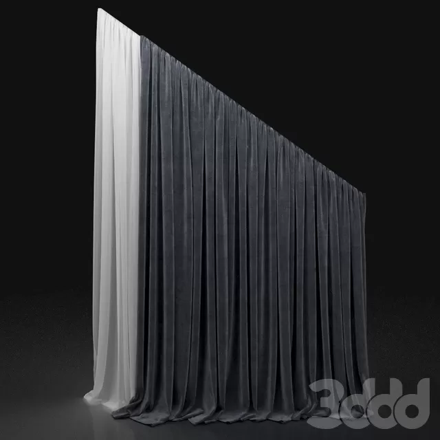 DECORATION – CURTAIN – 3D MODELS – FREE DOWNLOAD – 3471